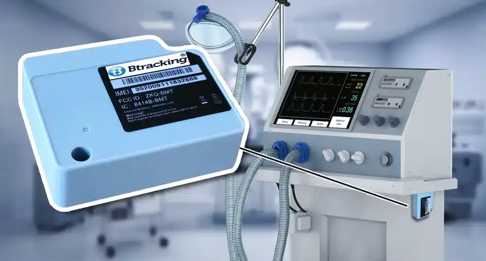 Track medical equipment with Btracking