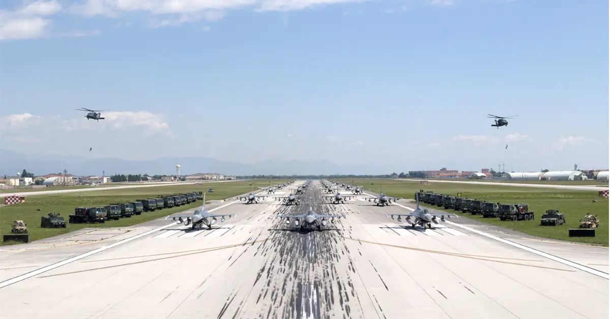 Aviano Air Base - Btracking improves airport asset tracking