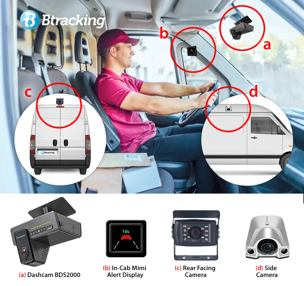 Btracking BDS2000 AI Dashcam