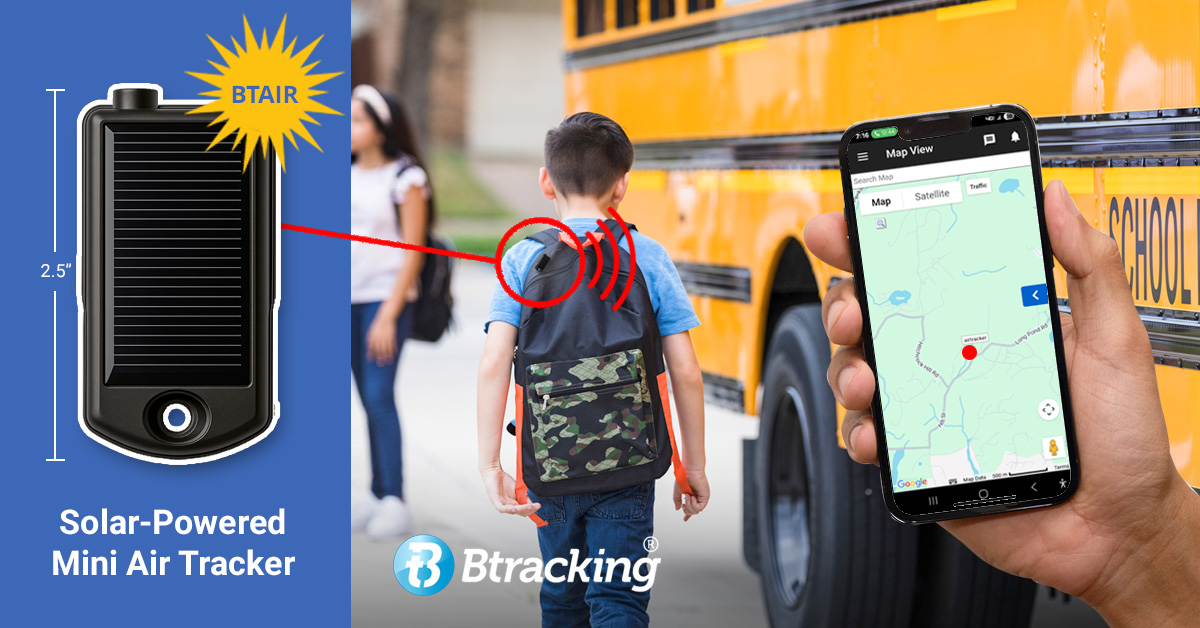 Btracking Solar-Powered Mini Air Tracker (BTAIR)