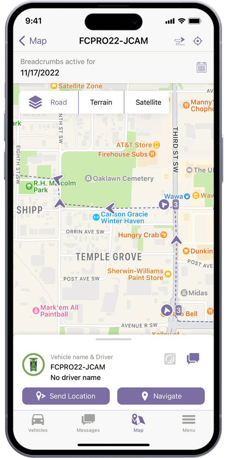 Btracking Mnarch Fleet Management App