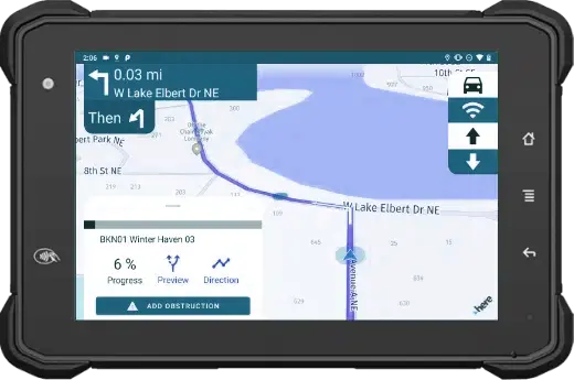 Btracking Commercial Navigation GPS Tablet Solutions