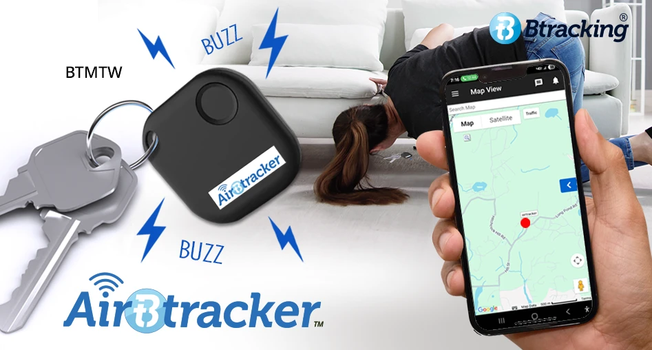 Btracking BTMTW AirTracker Replaceable Battery Optional Beeper