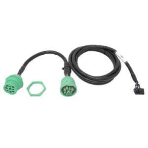 Y-Cable, 16-pin M25 to 2xJ1939 Type II/9-pin Deutsch (green), CAN+J1708+CAN2, 2m